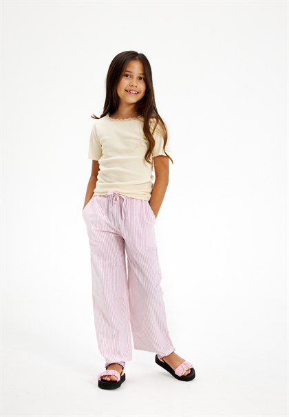 The New "Sweatpants" - Kix Pants - Pink stripe